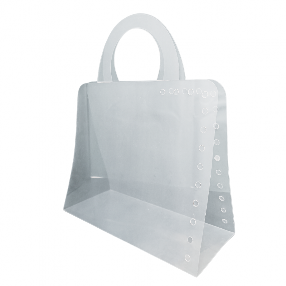 5097 Waterproof Clutch Flower Carry Bag Transparent (10 Nos)