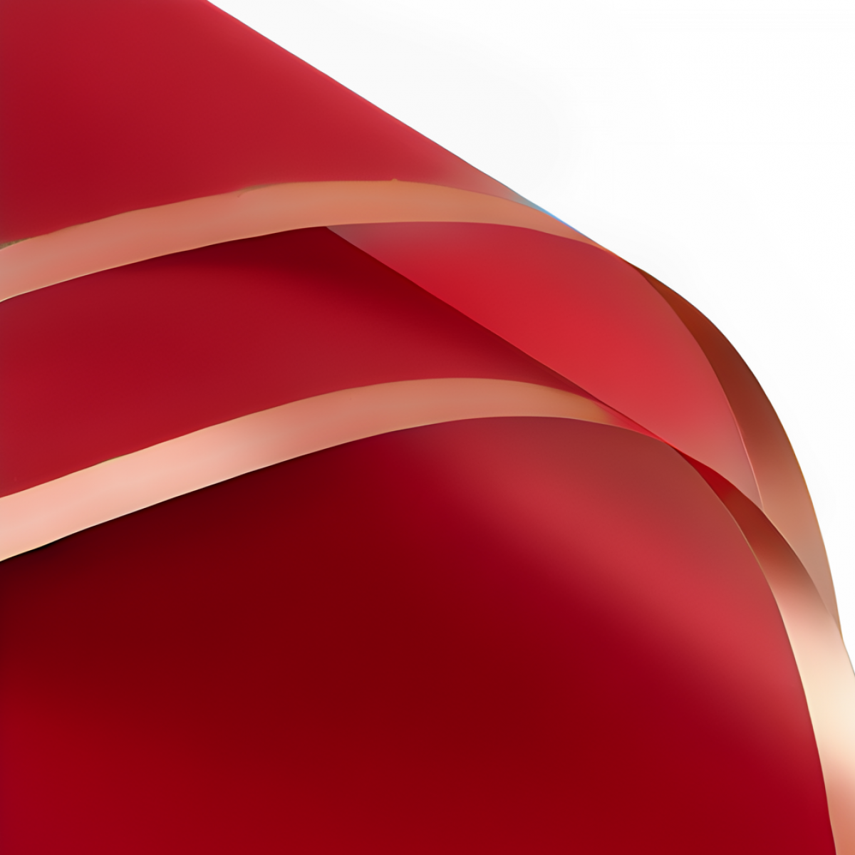 7607 Red Translucent Plain With Border Film 58cmx58cm Sheet (20 Sheets)