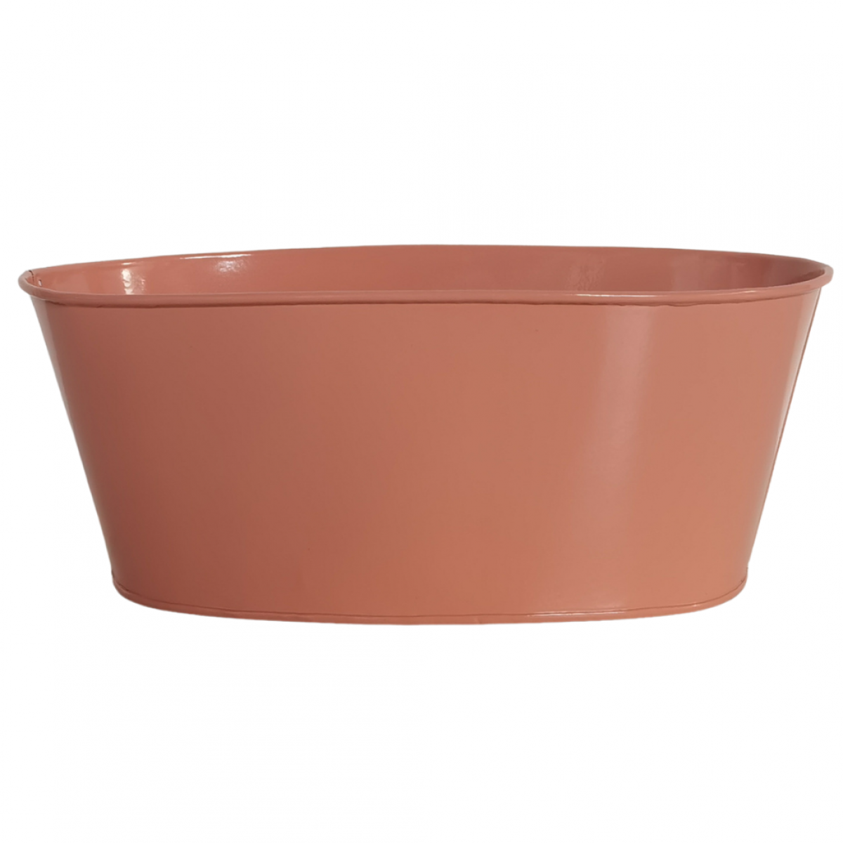 5218 Oval Trough Peach (18pcs) Tin/Metal Container