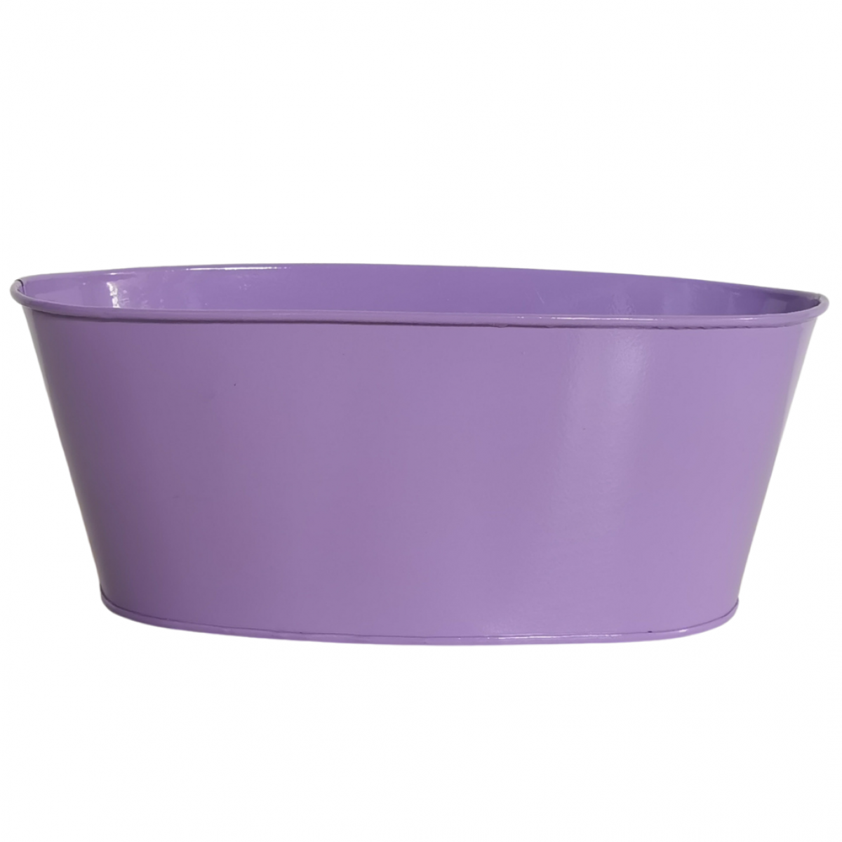 5219 Oval Trough Lilac (1Pc) Tin/Metal Container