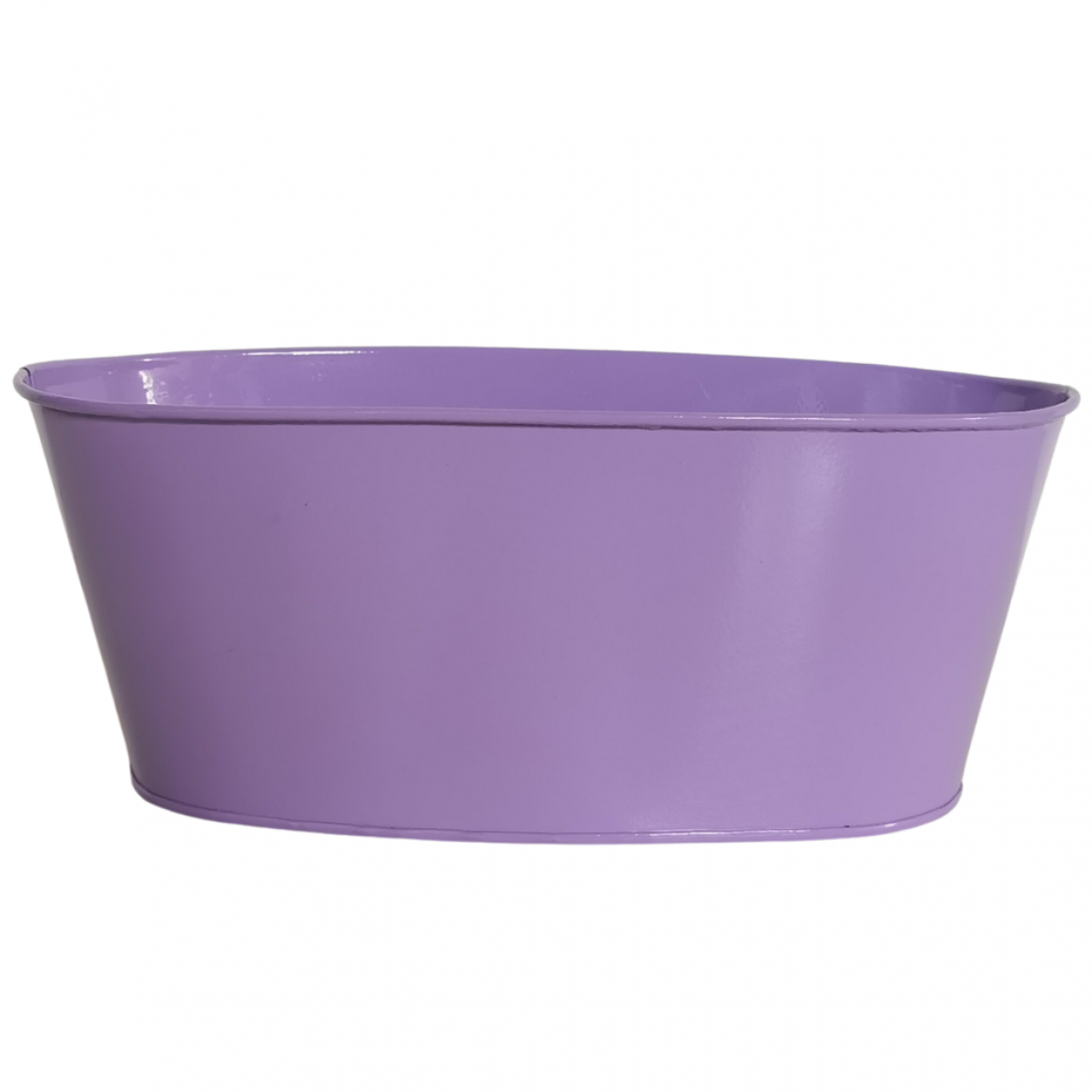5219 Oval Trough Lilac (18pcs) Tin/Metal Container