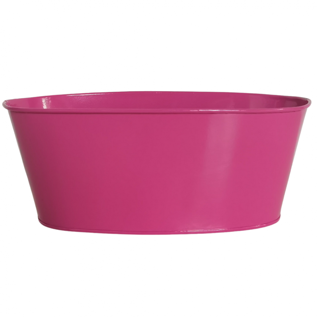 5220 Oval Trough Dark Pink (18pcs) Tin/Metal Container