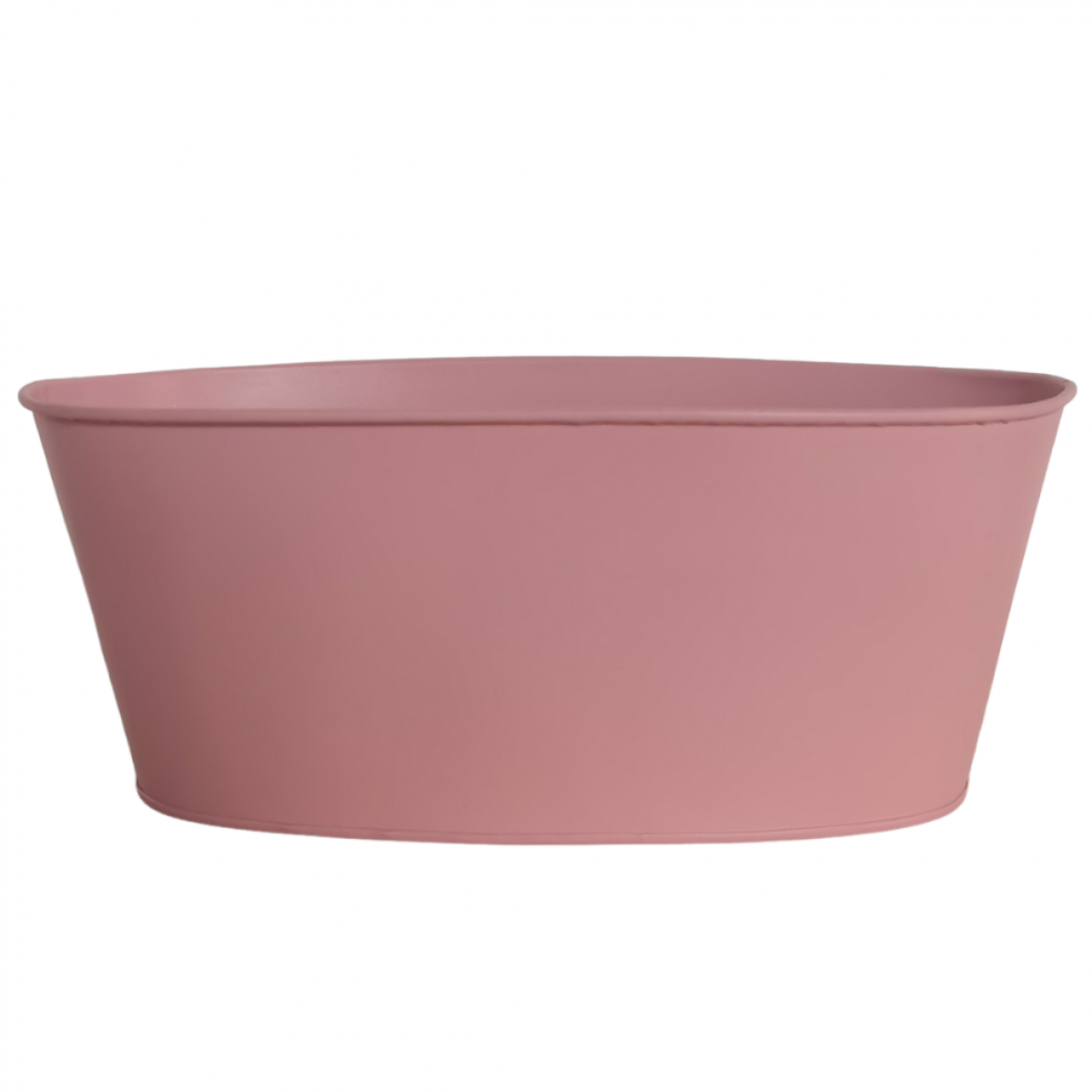 5222 Oval Trough Pink (18pcs) Tin/Metal Container