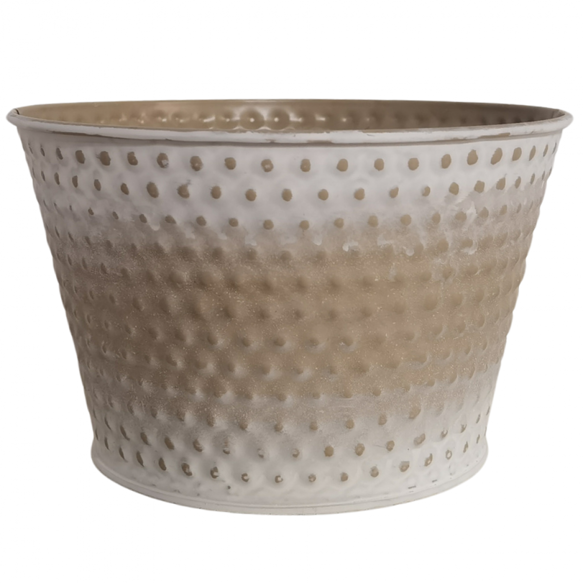 5225 Brown Embossed Bowl (20pcs) Tin/Metal Container