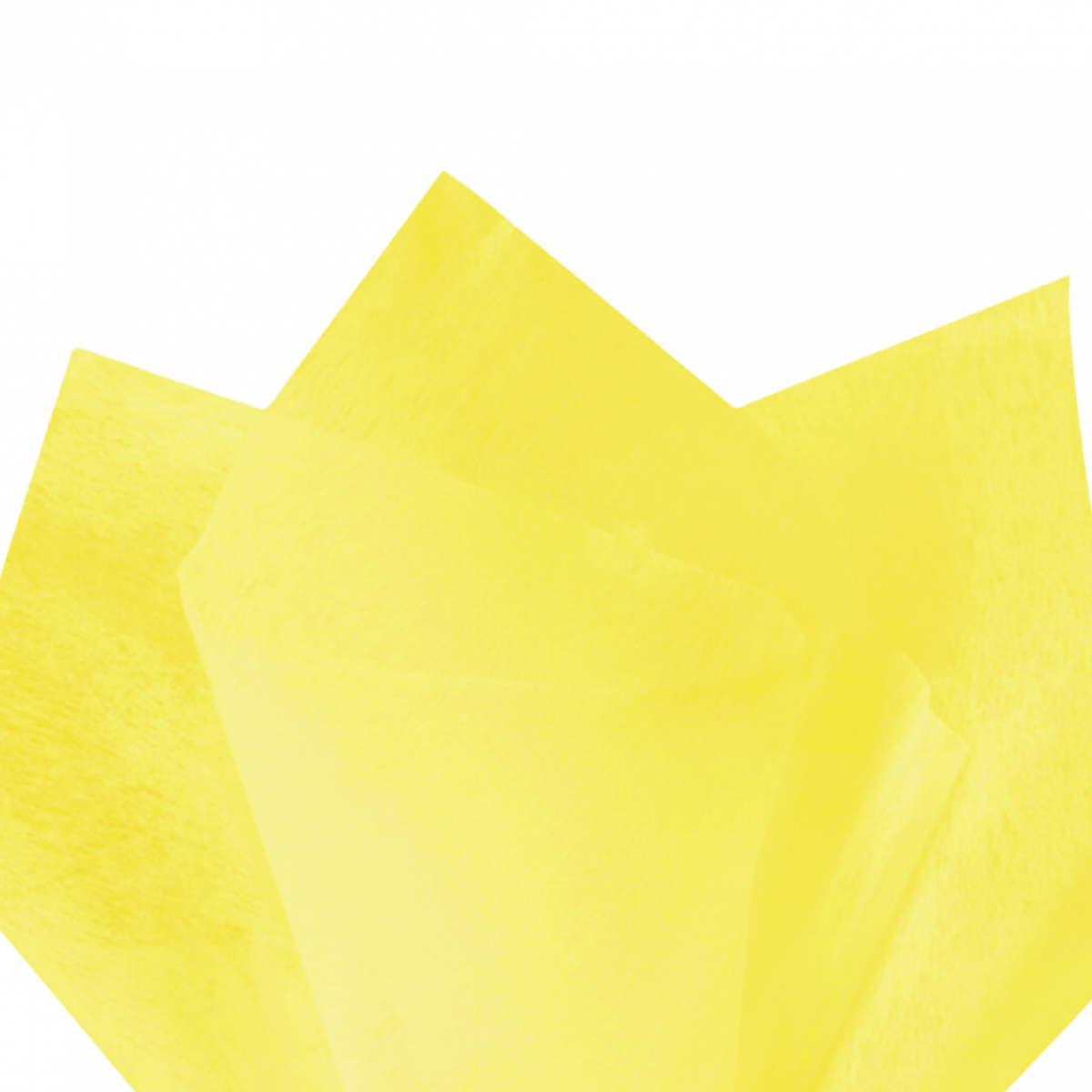7562 Bright Yellow Tissue Floral Wraps - 100 Sheets