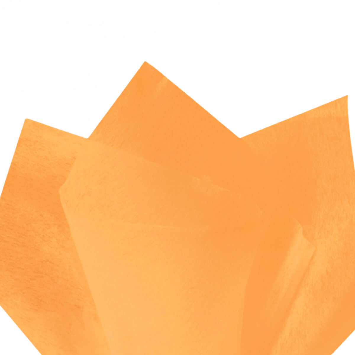 7565 Orange Tissue Floral Wraps - 100 Sheets