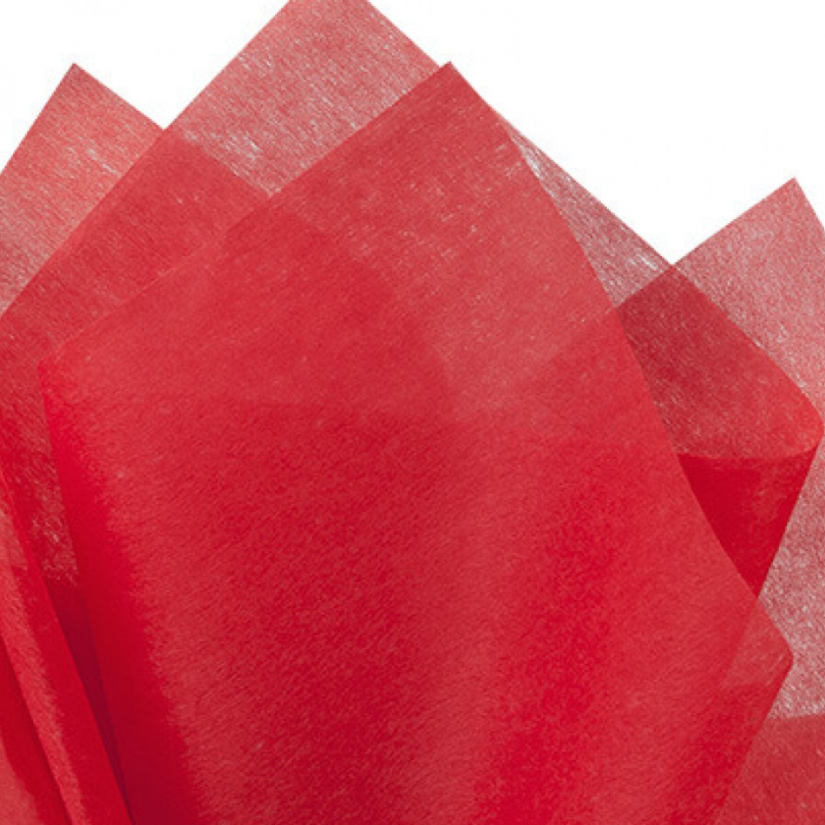 7566 Holiday Red Tissue Floral Wraps - 100 Sheets