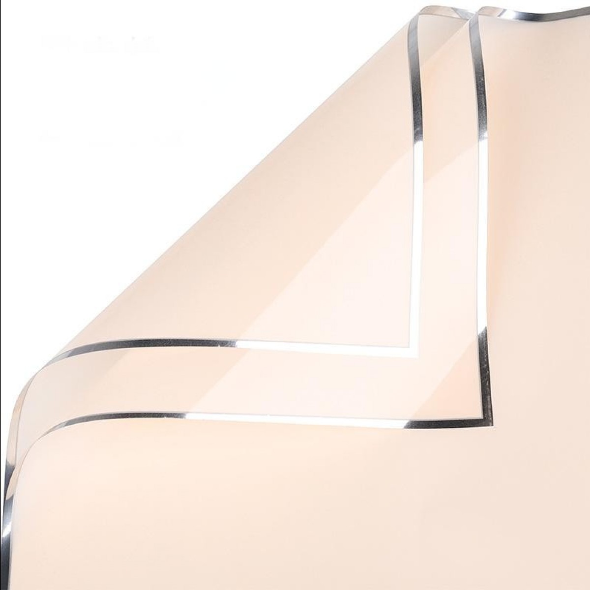 7846 Mauve & SilverTranslucent Plain & with Border Film 58cmx58cm Sheet (20 Sheets)