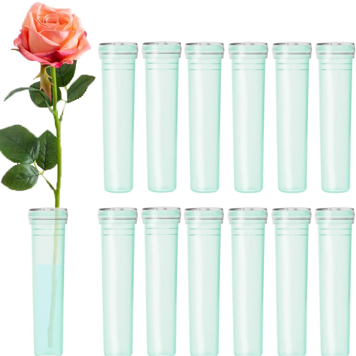 4413 Flower Water Tube Green 2.75