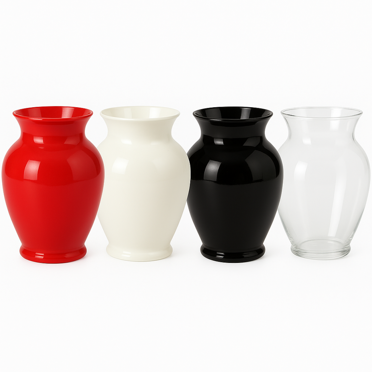 Acrylic Ginger Vases For Floral Arrangement & Gifting (9 x 16cm) - 1 No