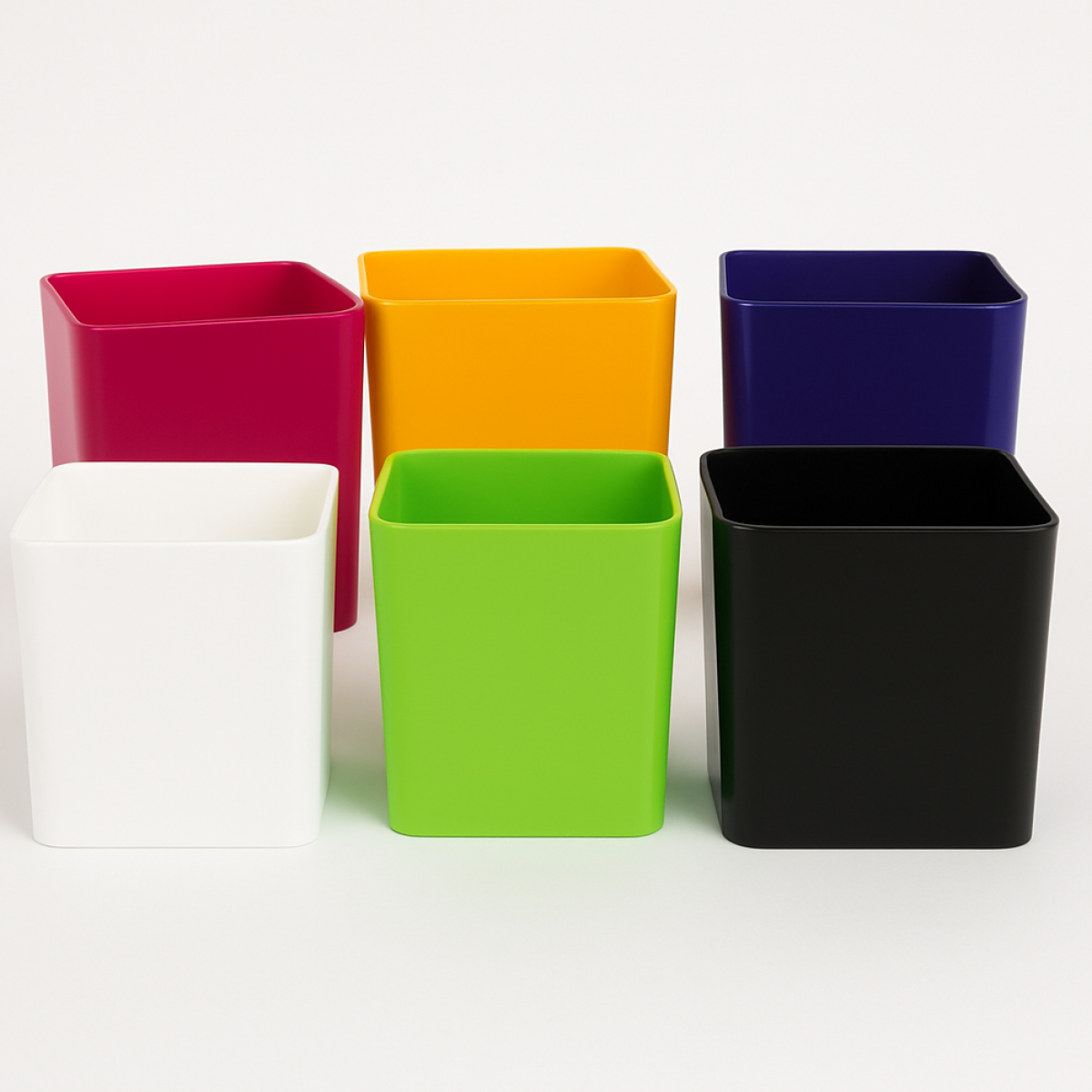 Acrylic Cube Vases For Floral Arrangement & Gifting (Available in Two Sizes) - 1 No