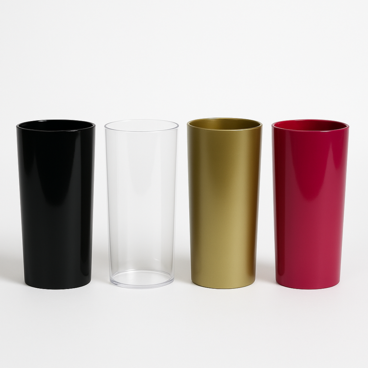 Acrylic Cylinder Vases For Floral Arrangement & Gifting (12 x 25cm) - 1 No