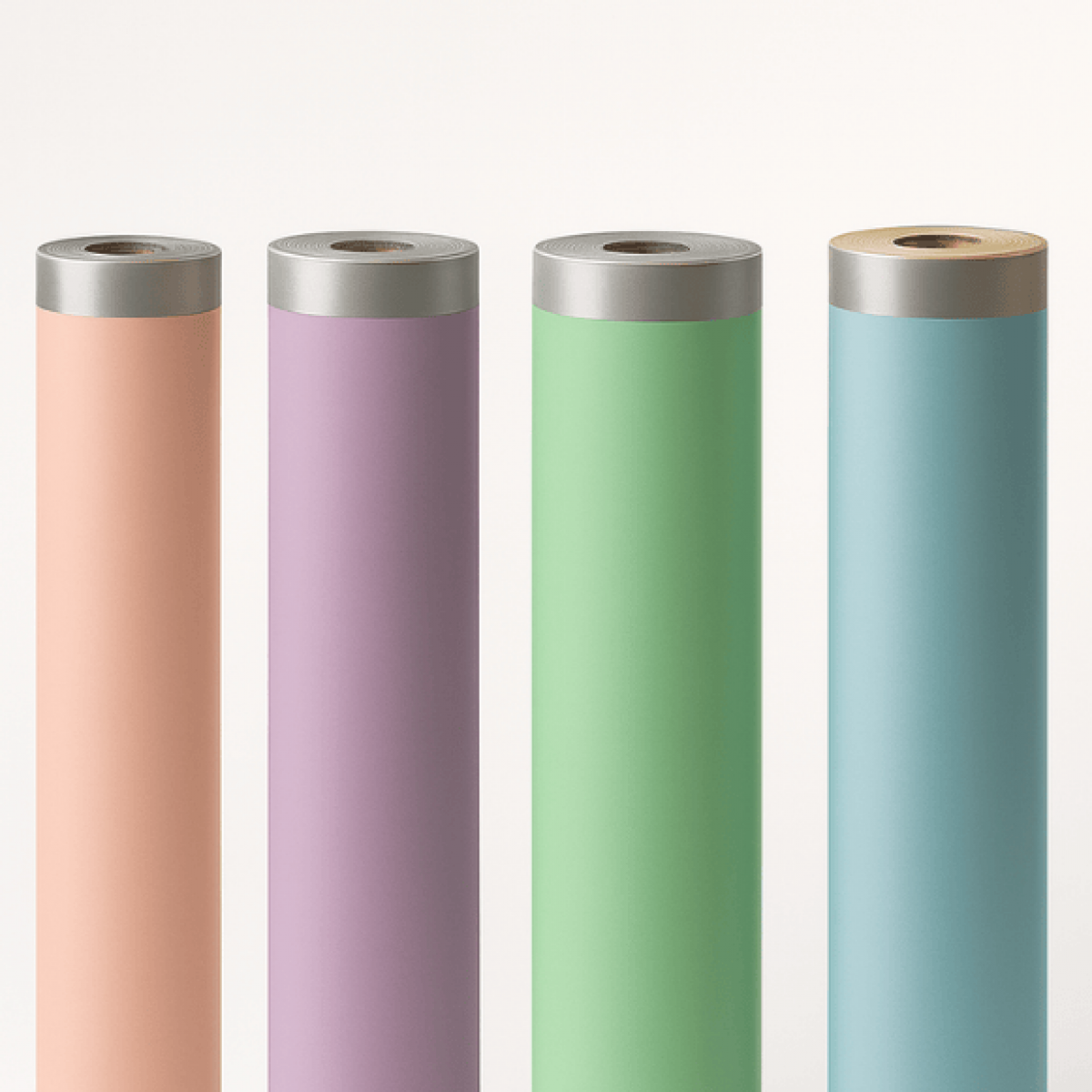 Frosted Bouquet Wrapping Film Roll - Silver Border (1 No) 80cm x 25m