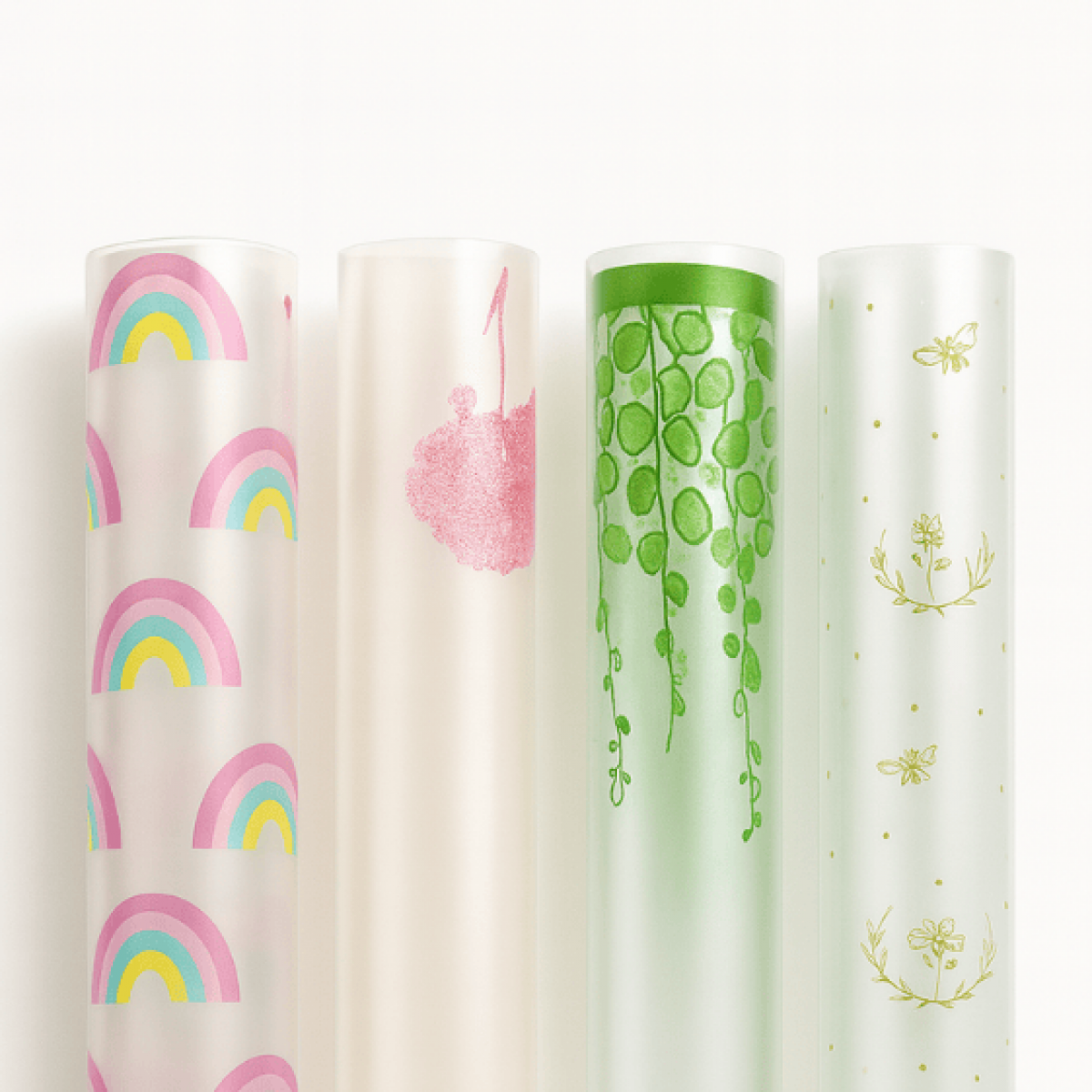 Frosted Bouquet Wrapping Film Roll - Mix Design (1 No) 80cm x 25m