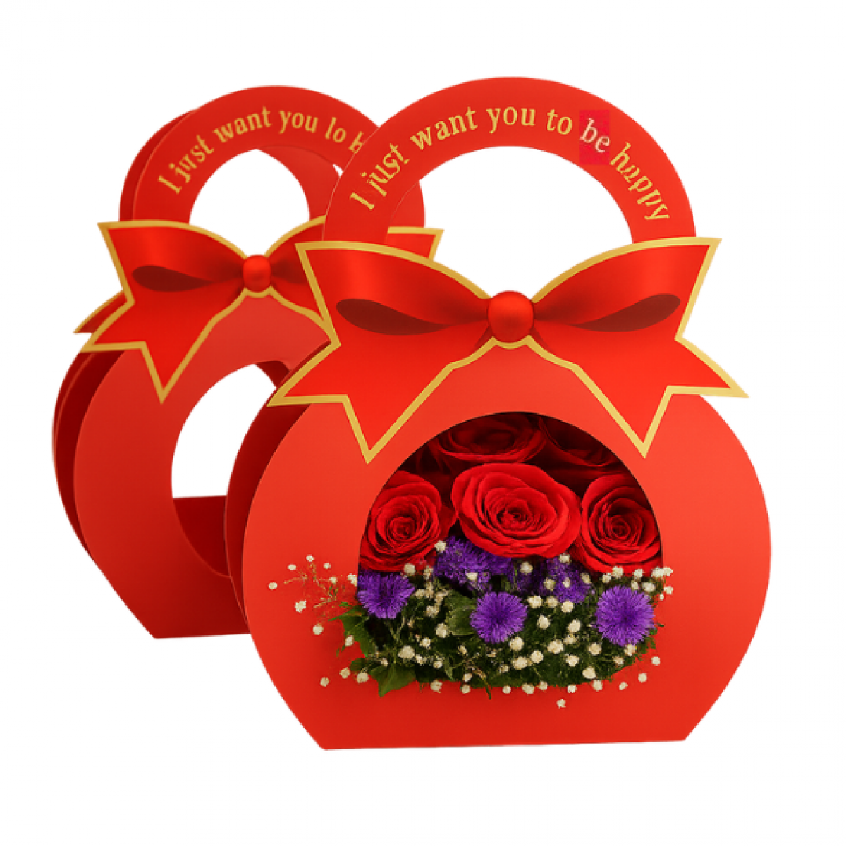 Bags with Bow Design for Flowers & Gift Hampers (10 Nos)