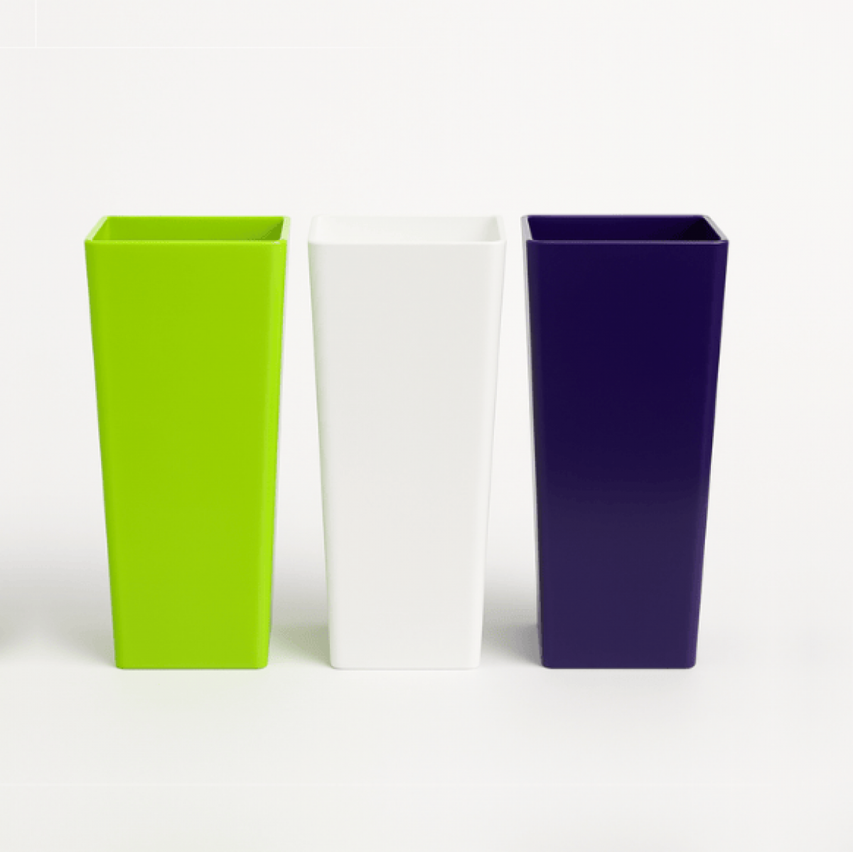 Acrylic Cube Vases For Floral Arrangement & Gifting (12 x 12 x 25cm) - 1 No