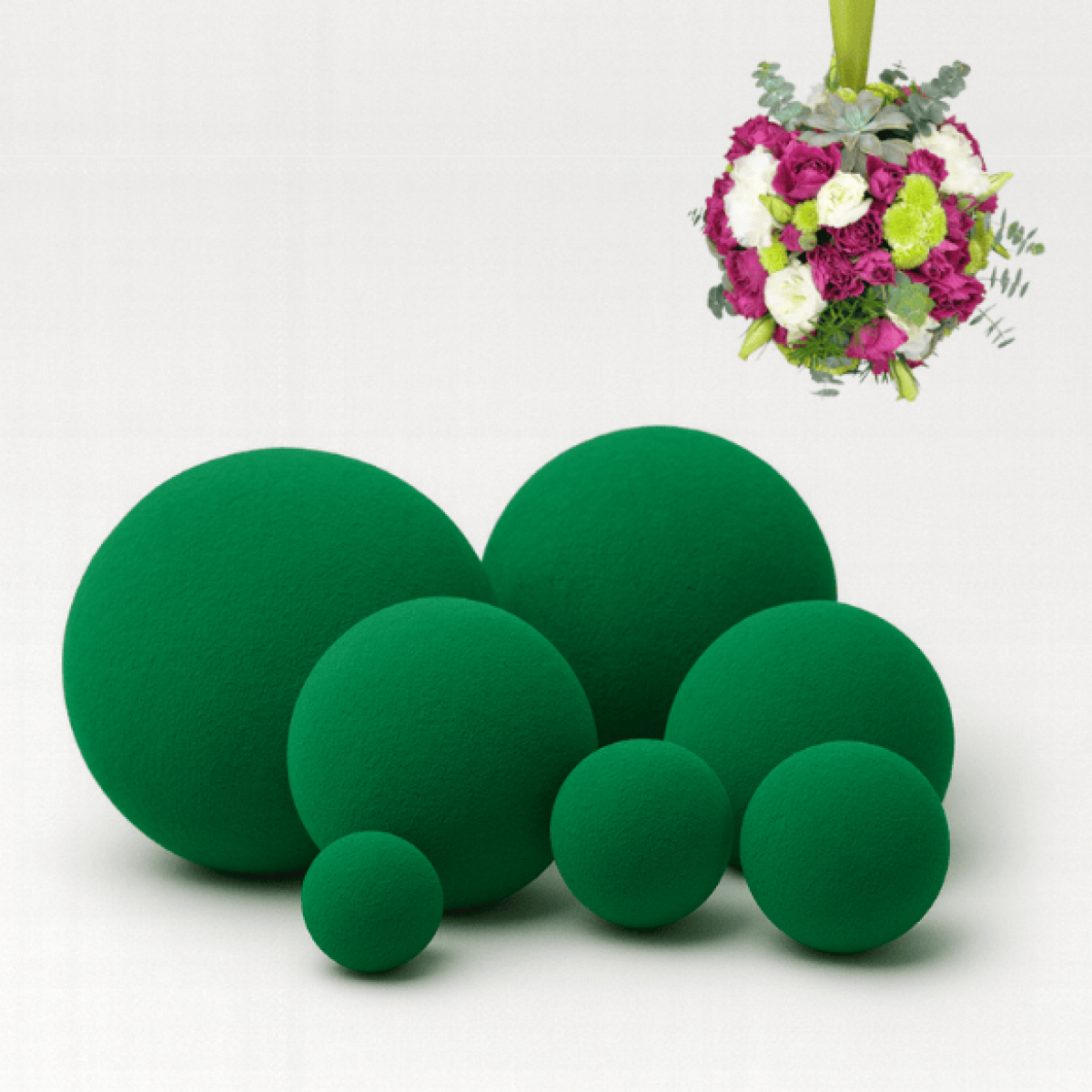 Oasis Sphere / Ball Floral Foam Shape (Without Net)
