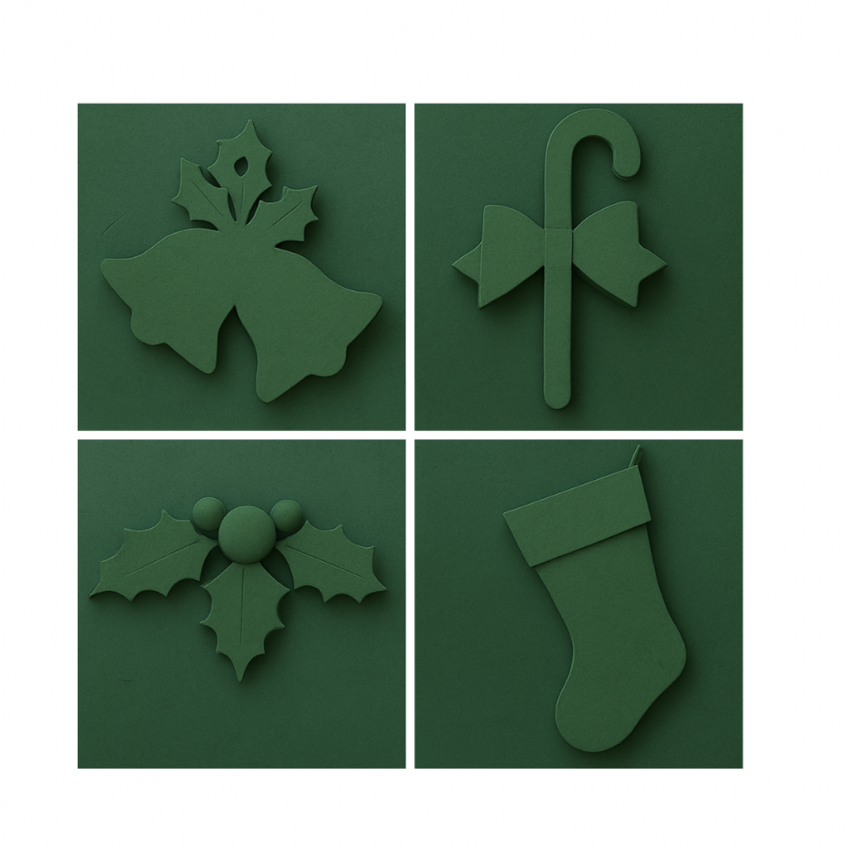 Christmas Floral Foam 3D Shape (1 No) 24 x 24 inch