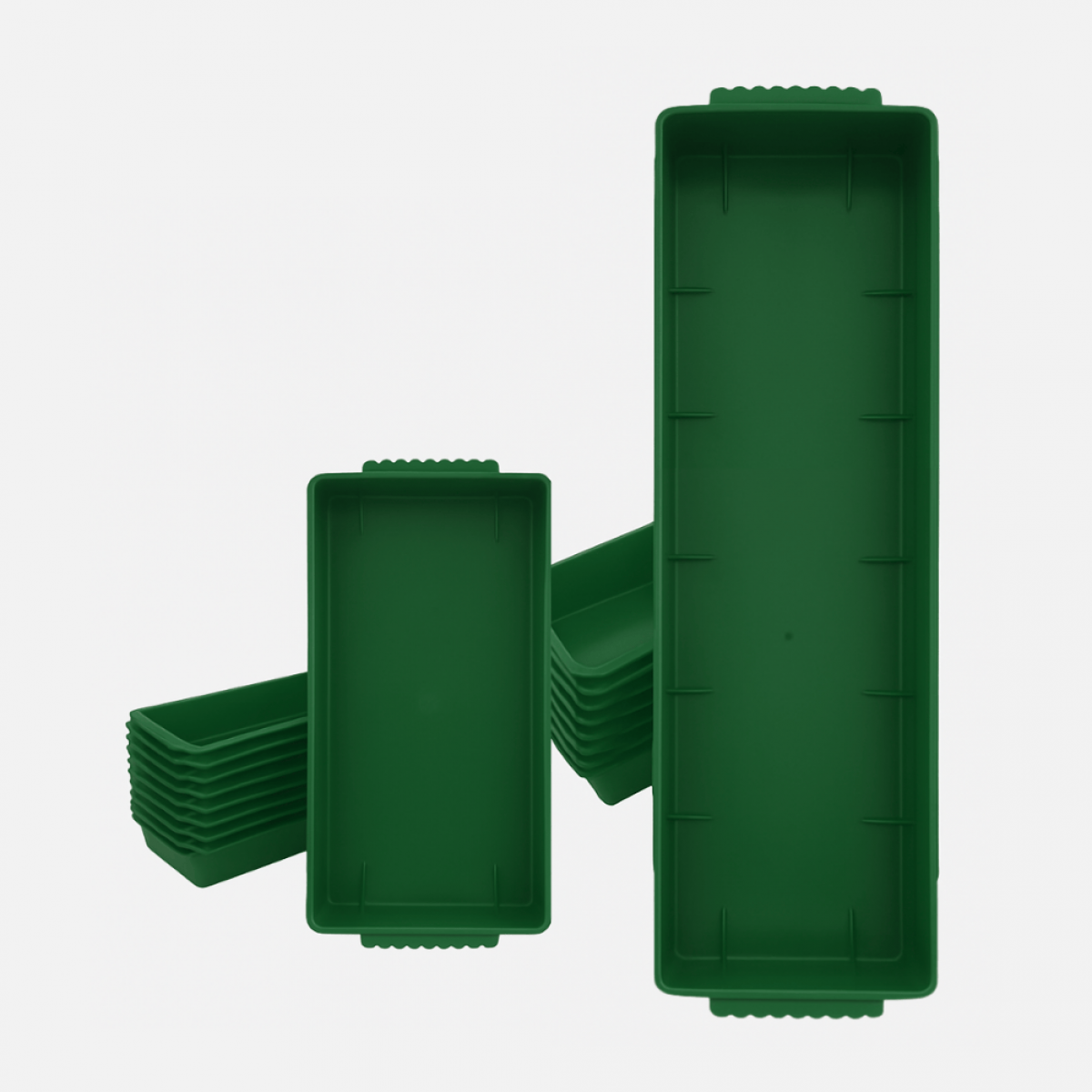 Rectangular Plastic  Brick Tray For Fresh Flowers (10 Nos) 