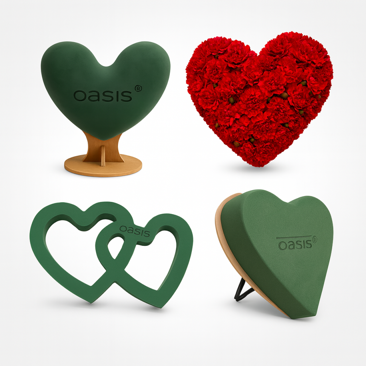 Heart Floral Foam Shape (1 No) 