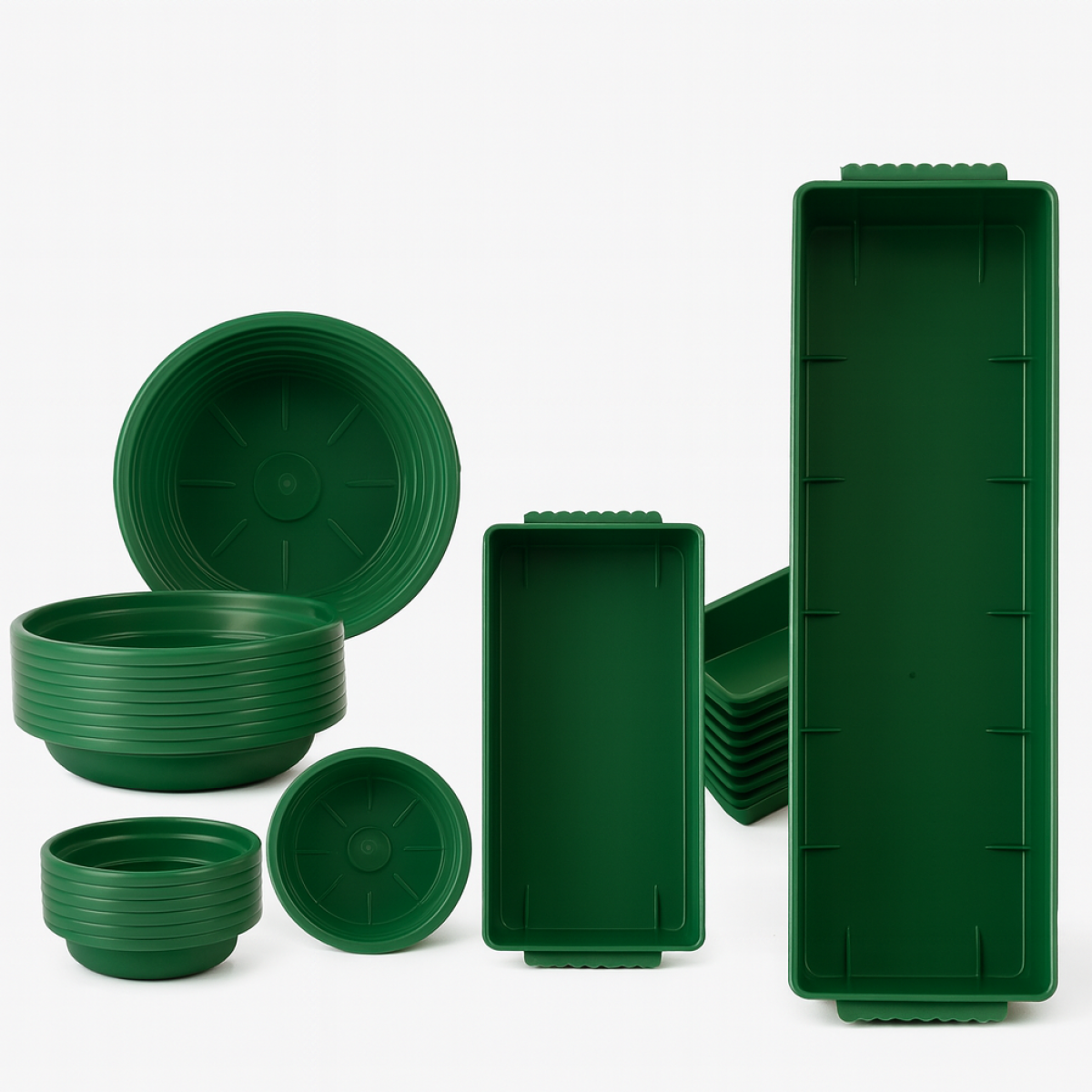 Plastic Tray For Fresh Flowers (10 Nos) 